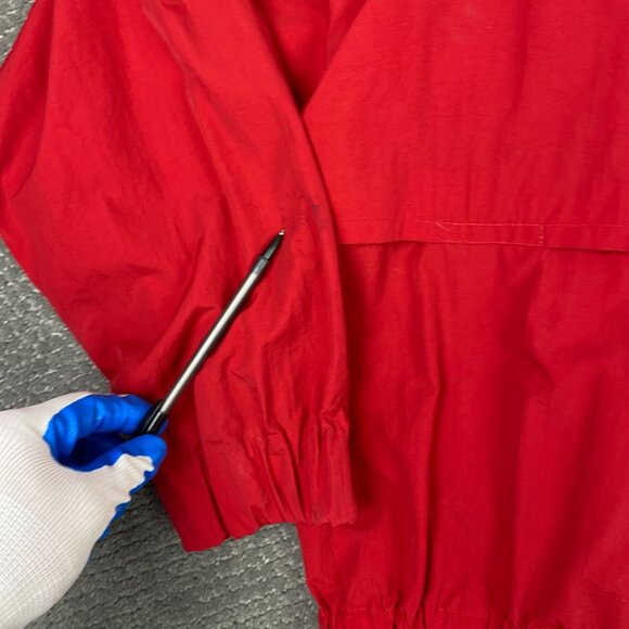 Vintage 90s Tommy Hilfiger Jacket Men's Medium Oversized Patch Logo FlagSailing - Picture 11 of 16